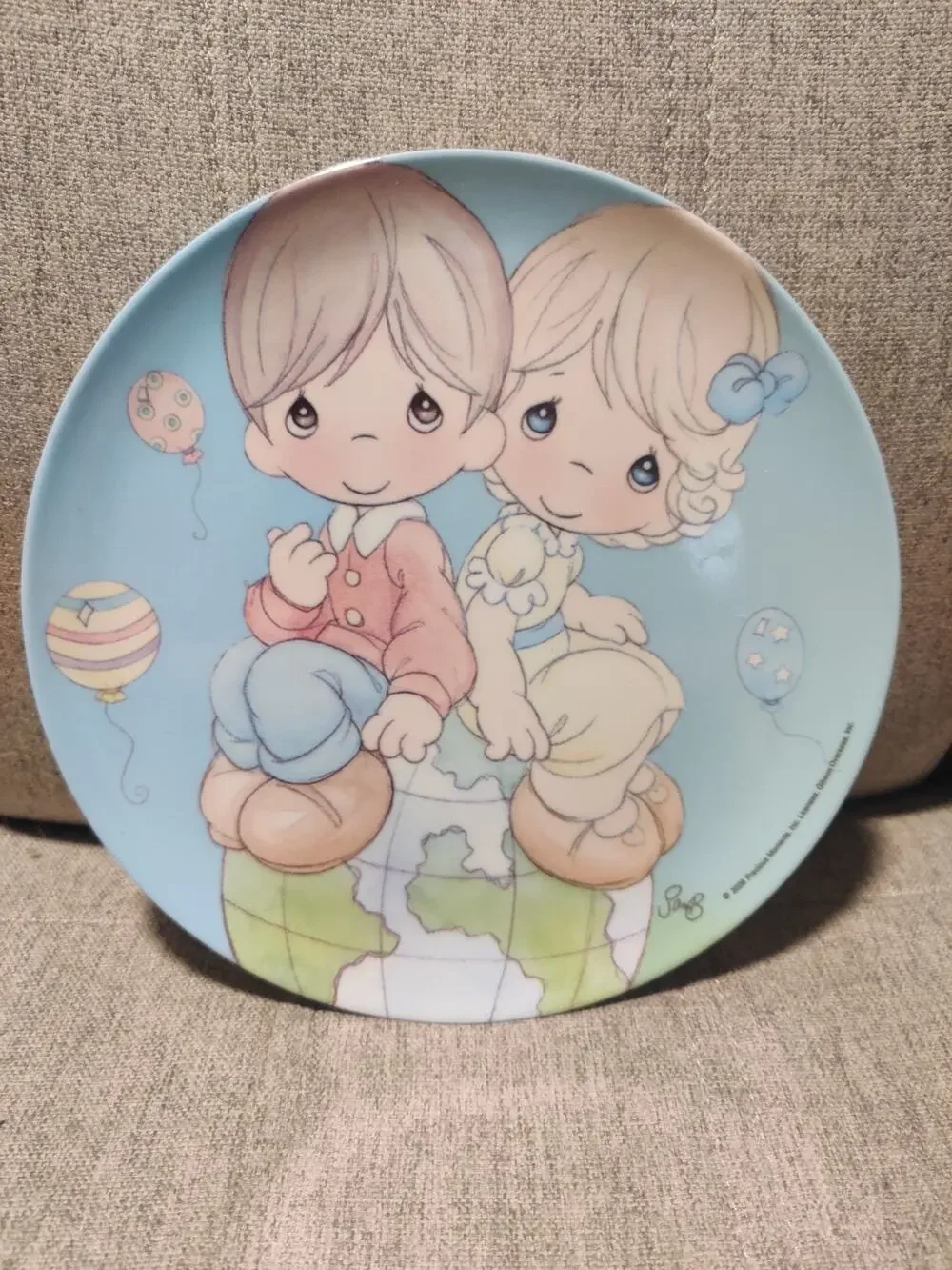 Vintage 2006 Gibson Precious Moments Balloon World 8